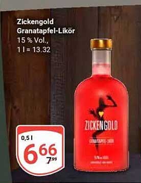Zickengold Granatapfel-Likör