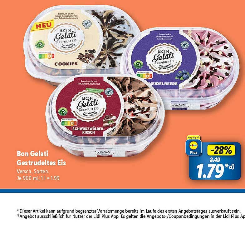 Bon Gelati Gestrudeltes Eis