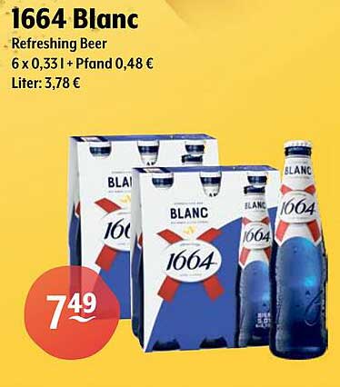 1664 Blanc - Erfrischendes Bier im 6er-Pack
