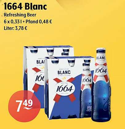 1664 Blanc - Erfrischendes Bier im 6er-Pack