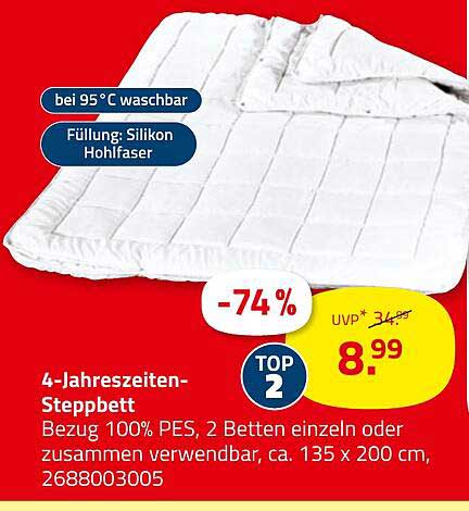 4-Jahreszeiten-Steppbett
