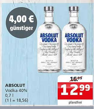 ABSOLUT Vodka 40% 0,7 l