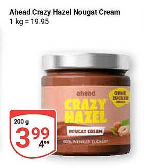 Ahead Crazy Hazel Nougat Cream 200 g