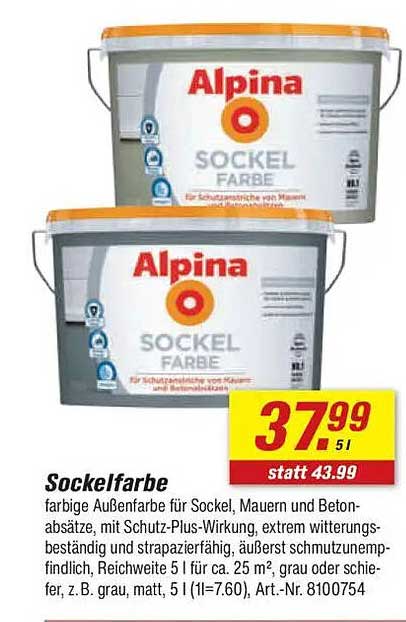 Alpina Sockel-Farbe