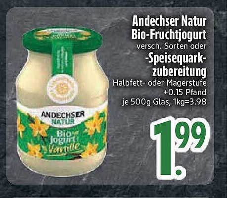 Andechser Natur Bio-Fruchtjogurt