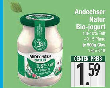 Andechser Natur Bio-Jogurt 500g