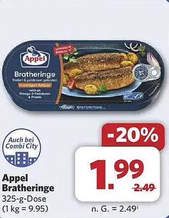 Appel Bratheringe 325-g-Dose