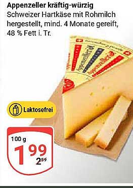 Appenzeller kräftig-würzig 100 g