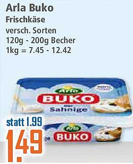 Arla Buko Frischkäse - verschiedene Sorten 120g - 200g Becher