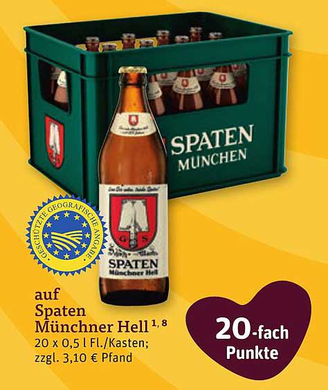 auf Spaten Münchner Hell 1,8