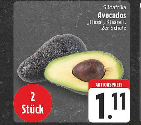 Avocados "Hass" Klasse I, 2 Stück