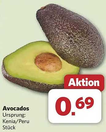 Avocados Stück aus Kenia/Peru