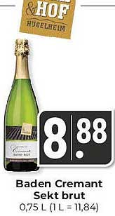 Baden Cremant Sekt brut 0,75 L