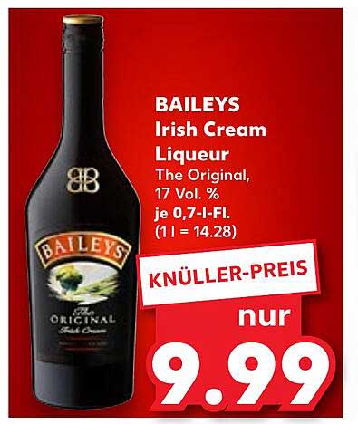 BAILEYS Irish Cream Liqueur 0,7L