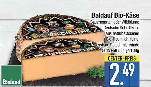 Baldauf Bio-Käse Bauerngarten oder Wildblume