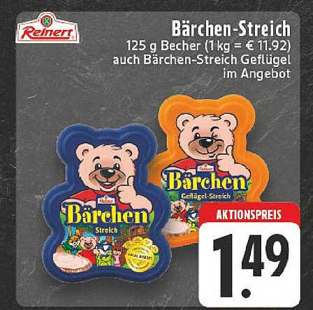 Bärchen-Streich 125 g Becher