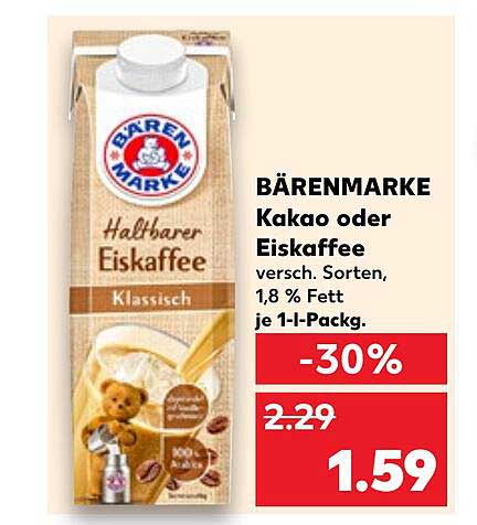BÄRENMARKE Halbbare Eiskaffee
