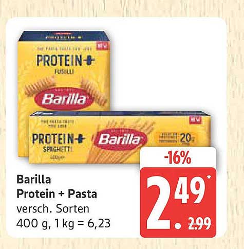Barilla Protein + Pasta, verschiedene Sorten 400 g