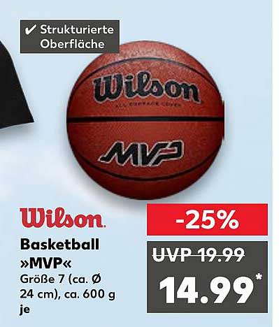 Basketball »MVP« von Wilson