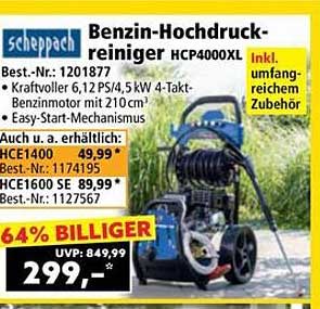 Benzin-Hochdruckreiniger HCP4000XL