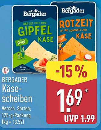Bergader Käse-Scheiben – Vielfalt für jeden Geschmack
