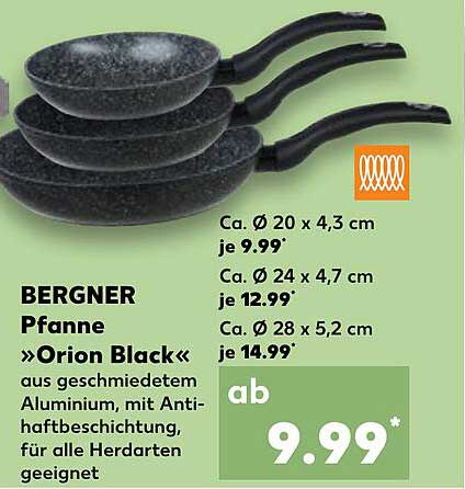 BERGNER Pfanne »Orion Black«