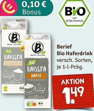 Berief Bio Haferding - Aktion zum Sonderpreis