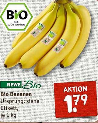 Bio Bananen 1 kg - REWE Bio