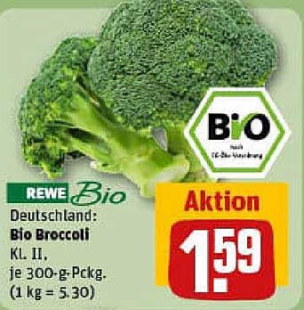 Bio Broccoli Kl. II - REWE Angebot