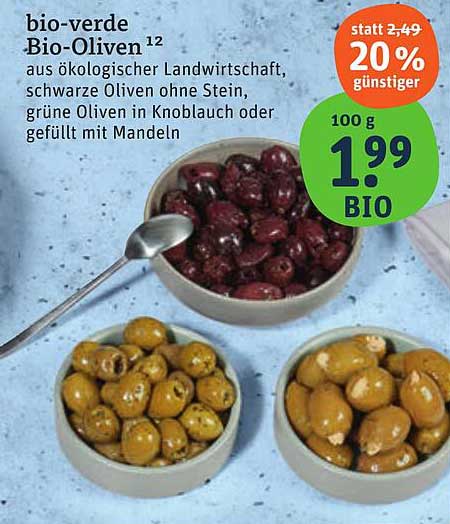 bio-verde Bio-Oliven 12