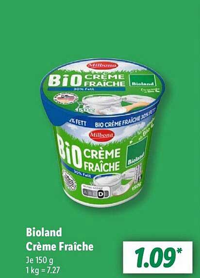 Bioland Crème Fraîche 150 g