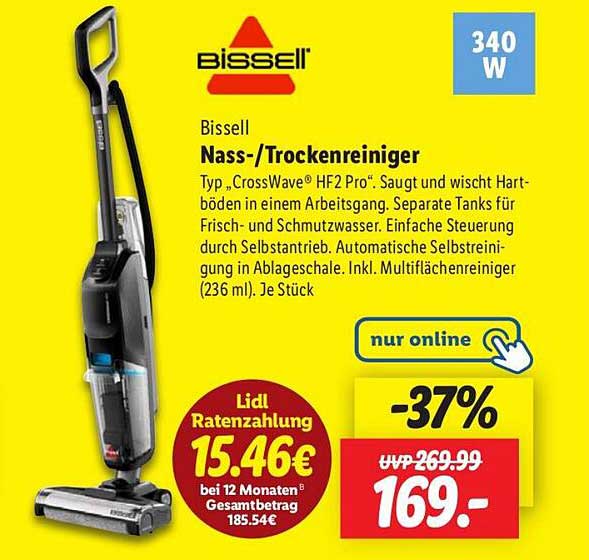 Bissell Nass-/Trockenreiniger Typ ‚CrossWave® HF2 Pro‘