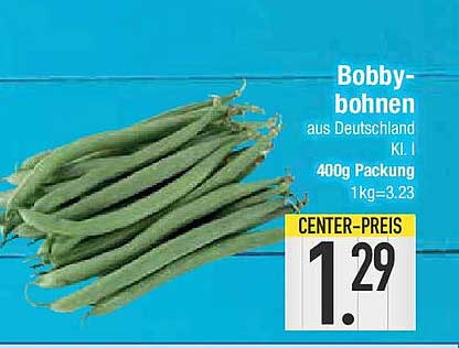Bobby-Bohnen aus Deutschland - 400g Paket