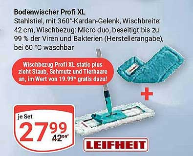 Bodenwischer Profi XL