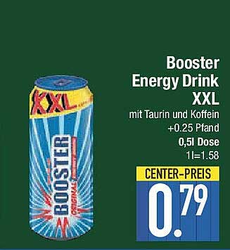 Booster Energy Drink XXL 0,5L Dose