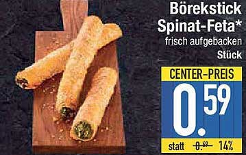 Börekstick Spinat-Feta* frisch aufgebacken Stück