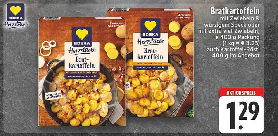 Bratkartoffeln mit Zwiebeln & würzigem Speck oder extra viel Zwiebeln