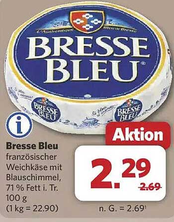 Bresse Bleu - französischer Weichkäse mit Blauschimmel