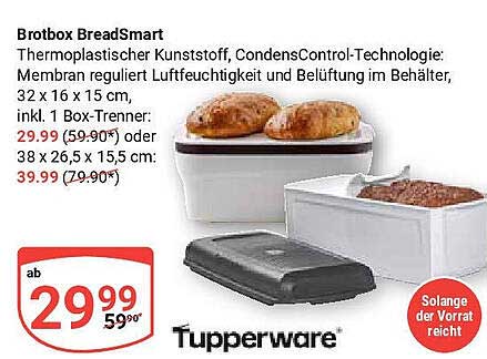 Brotdose BreadSmart von Tupperware