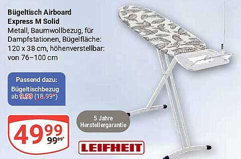 Bügeltisch Airboard Express M Solid