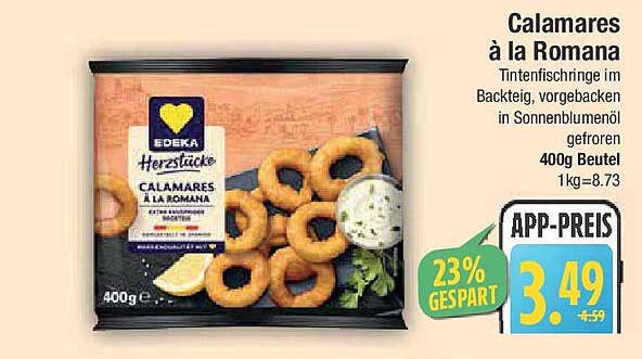 Calamares à la Romana - Tintenfischringe im Backteig