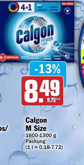 Calgon M Size 1600-1300 g Packung