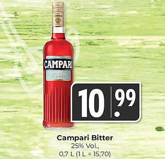 Campari Bitter 0,7 L – Ein Genuss der besonderen Art