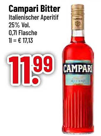 Campari Bitter - Italienischer Aperitif