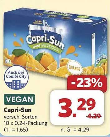Capri-Sun 10 x 0,2 l-Packung – Verschiedene Sorten