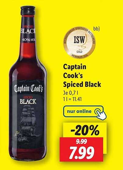 Captain Cook's Spiced Black