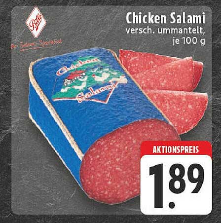 Chicken Salami - verschieden ummantelt, je 100 g