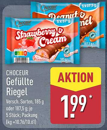 CHOCEUR Gefüllte Riegel