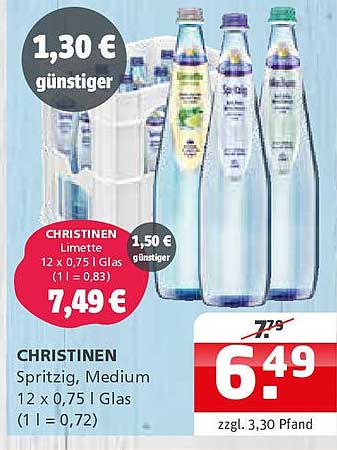 CHRISTINEN Spritzig, Medium 12 x 0,75 l Glas