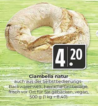 Ciambella natur - frisch und vegan genießen